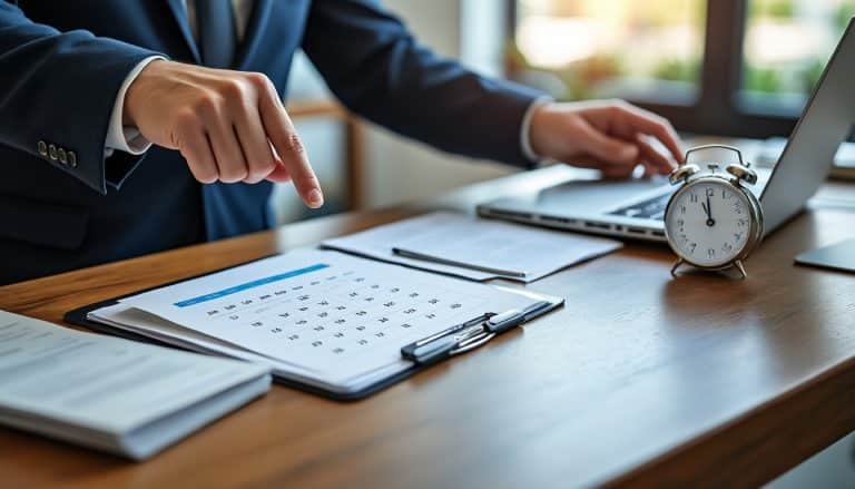 Délai entre les ventes et l'annonce : le calendrier